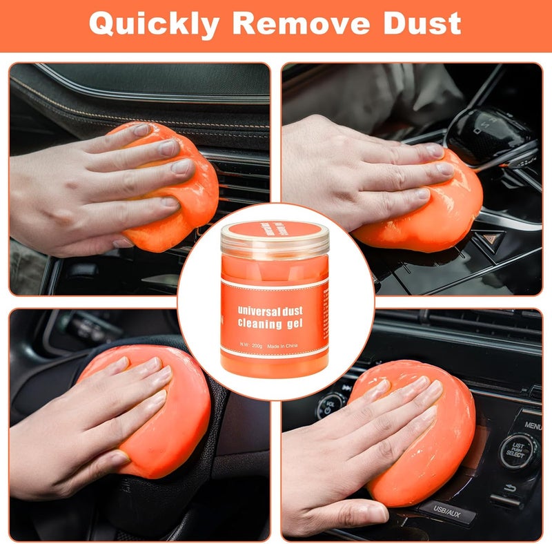 Viewsun Windshield Cleaner Tool, 15Pcs Car Interior Cleaning Kit, Detailing Kit Cleaner, Detailing Brush, Cleaning Gel, Inside Cleaning Supplies Accessories for Trucks, SUVs, RVs Window - Image 5